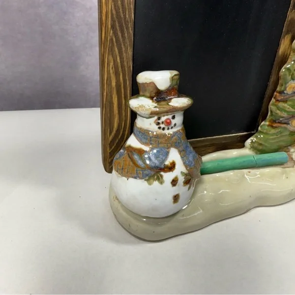 St. Nicholas Square Forest Friends Christmas Chalkboard Holder - Picture 4 of 10